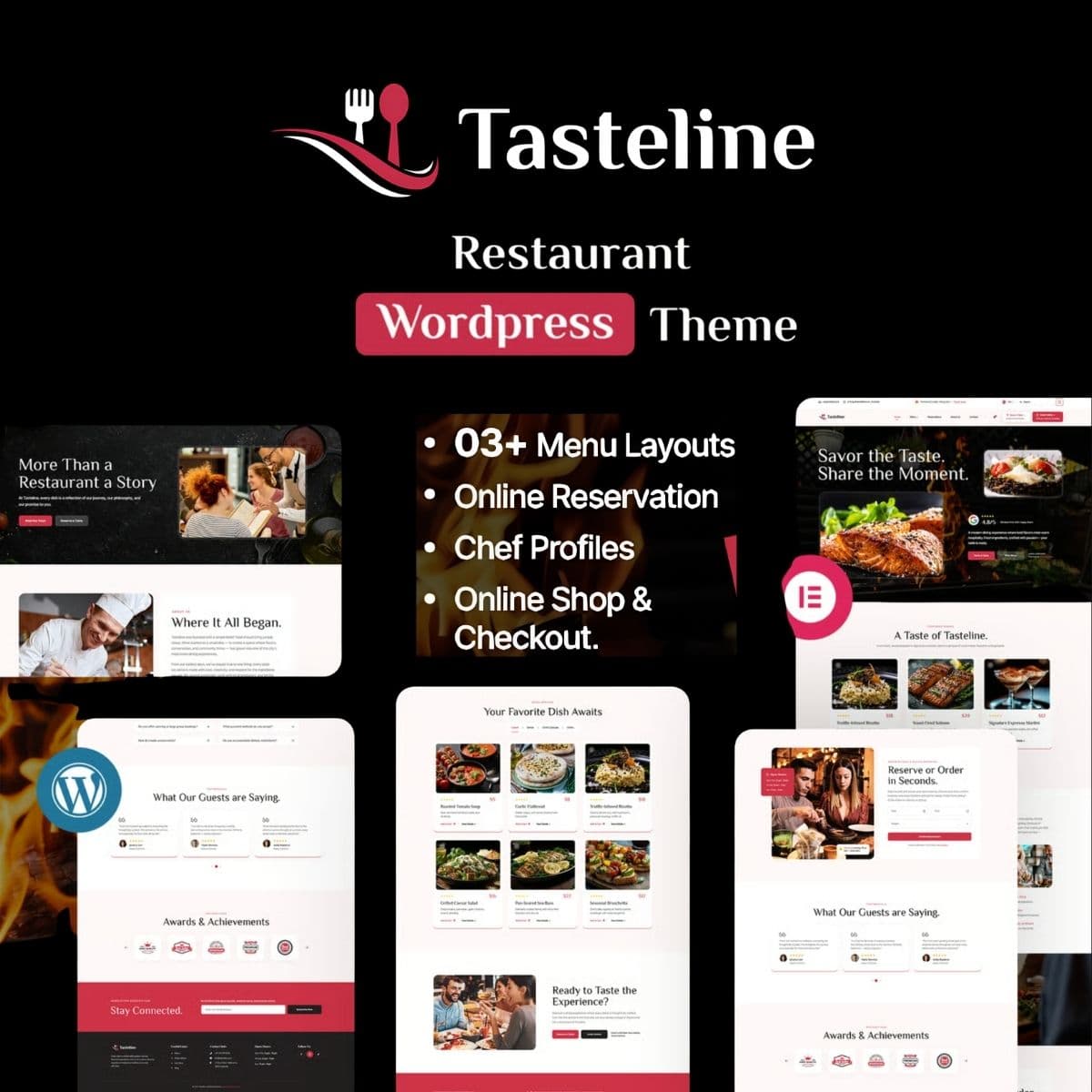 Tasteline - Restaurant & Cafe WordPress Theme