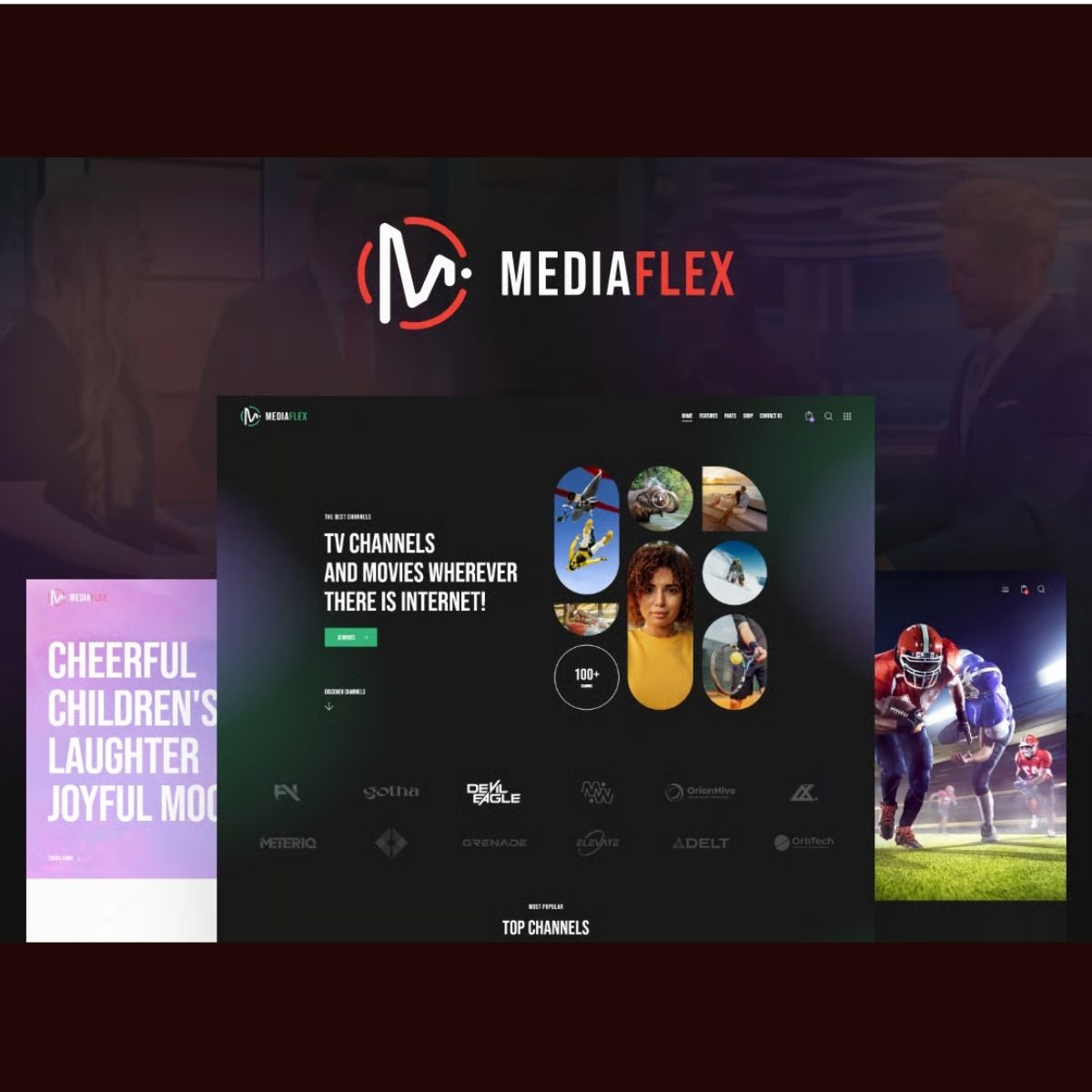 MediaFlex - TV Channel & Streaming WordPress Theme